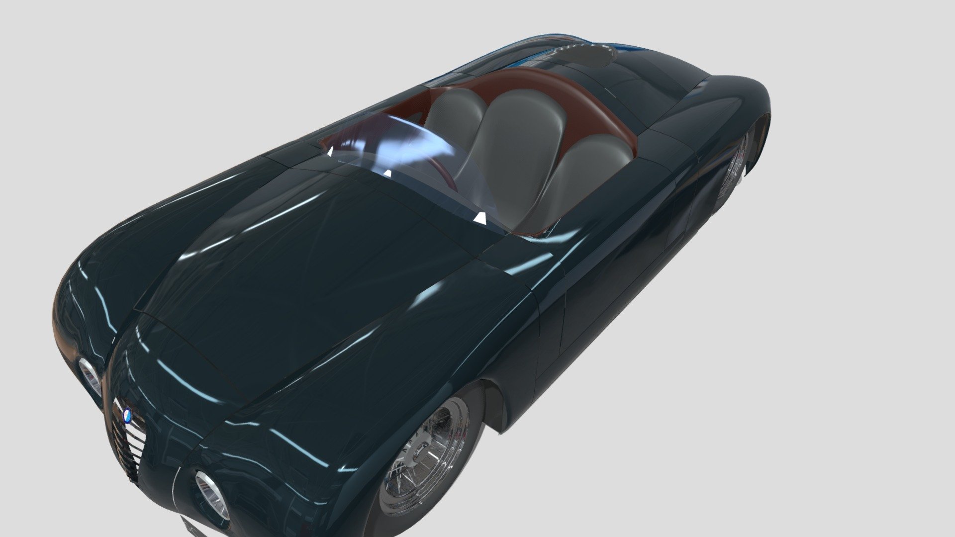 Alfa Romeo 6C Aerodynamica 3d model