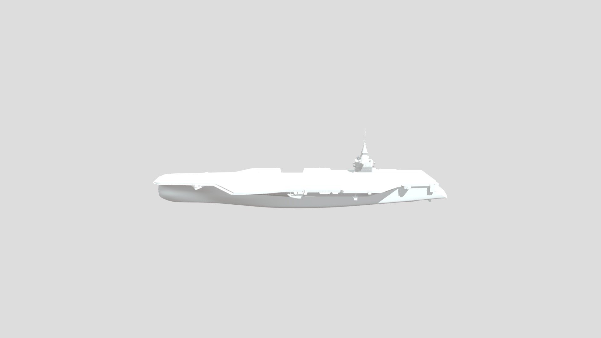 PANG Future French Aircraft Carrier 3d model