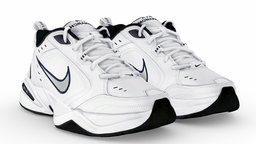 NIKE Air Monarch 4 White Navy