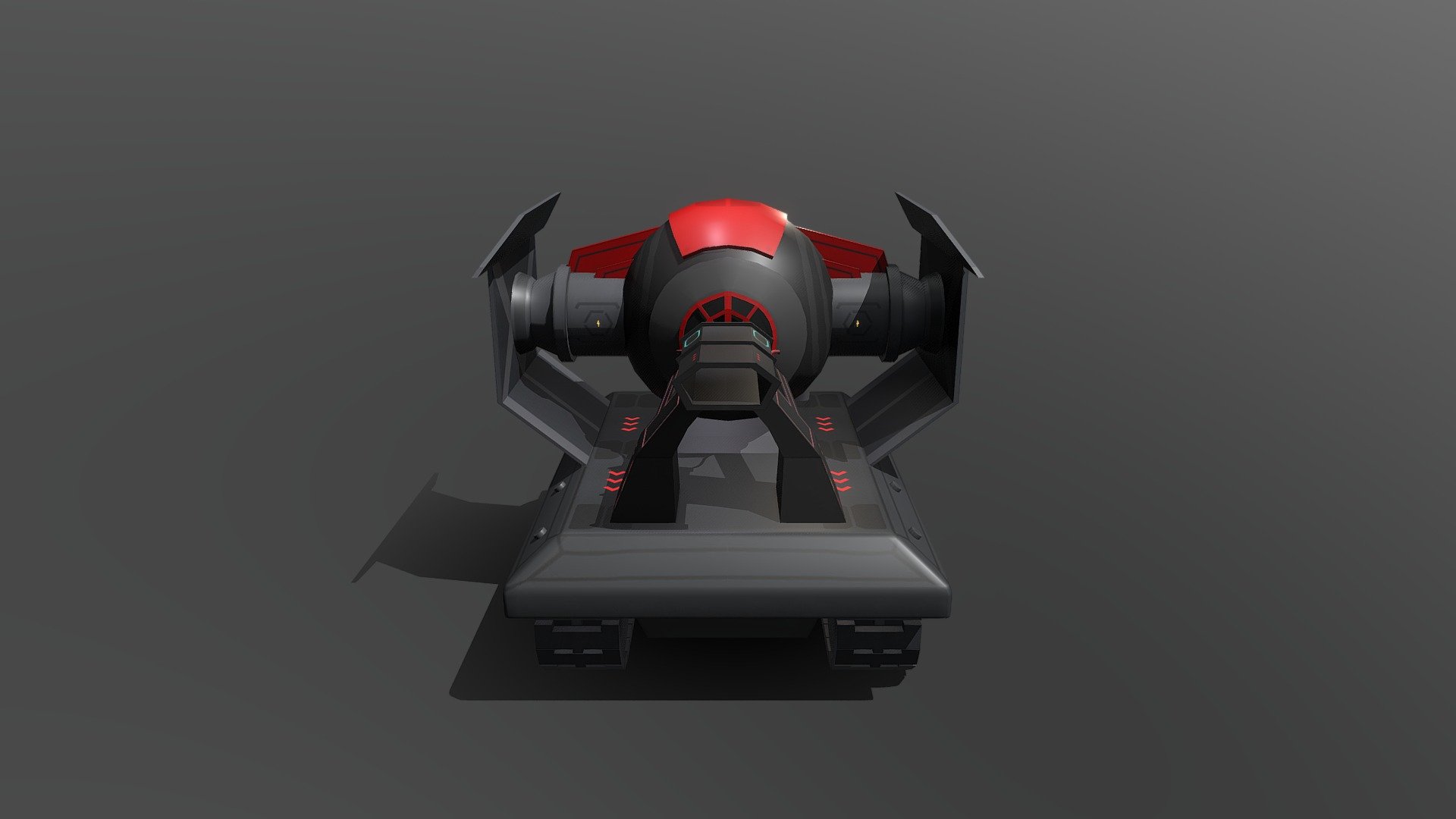 Cartoon Tank 3d model