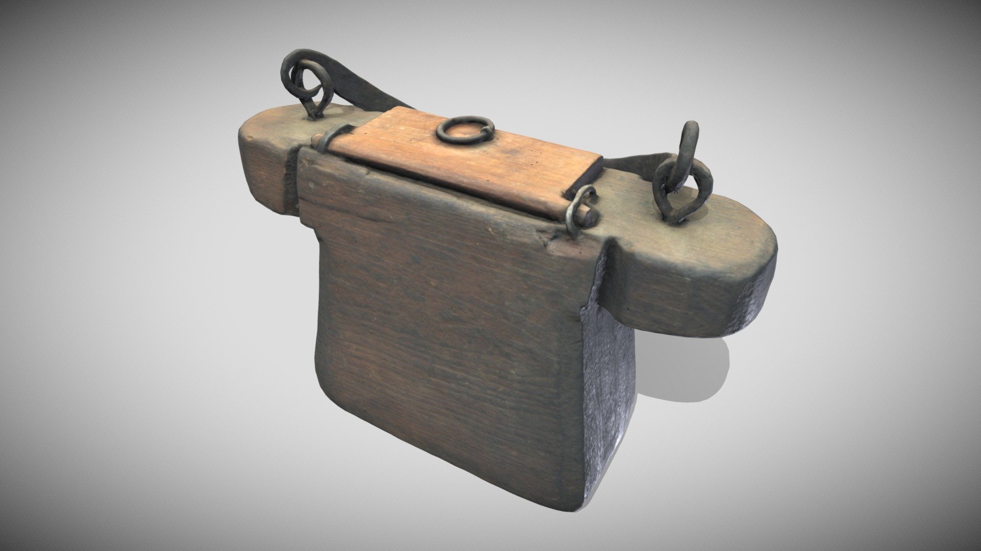 Old Local Box 3d model