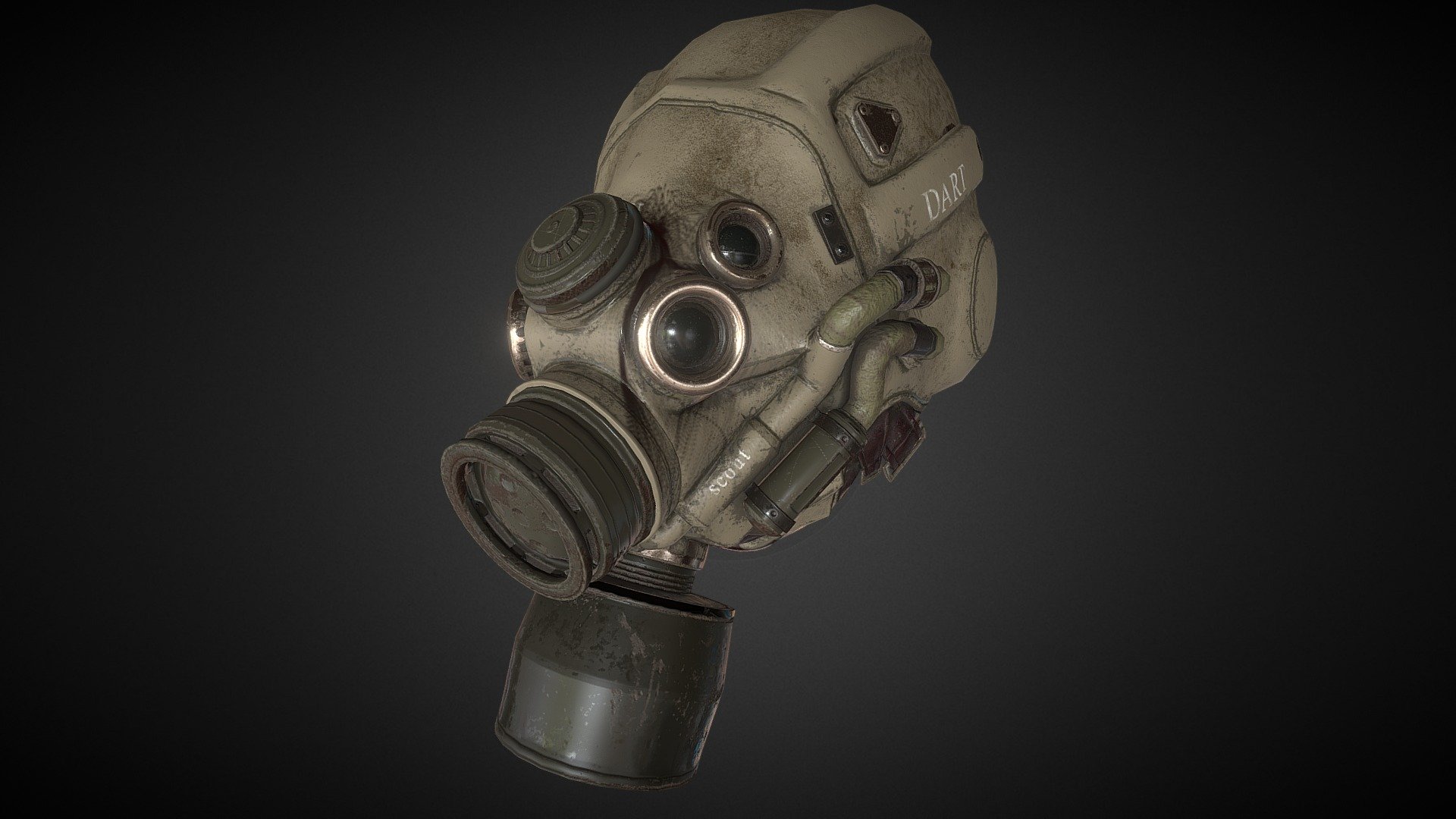 Noden Scout Mask Wip 3d model