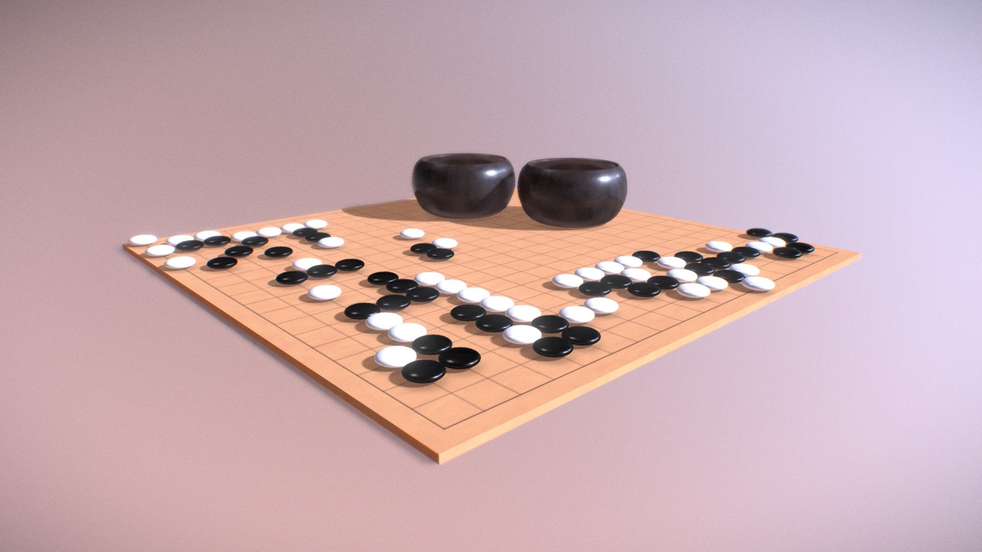 Chinese Go/圍棋 3d model