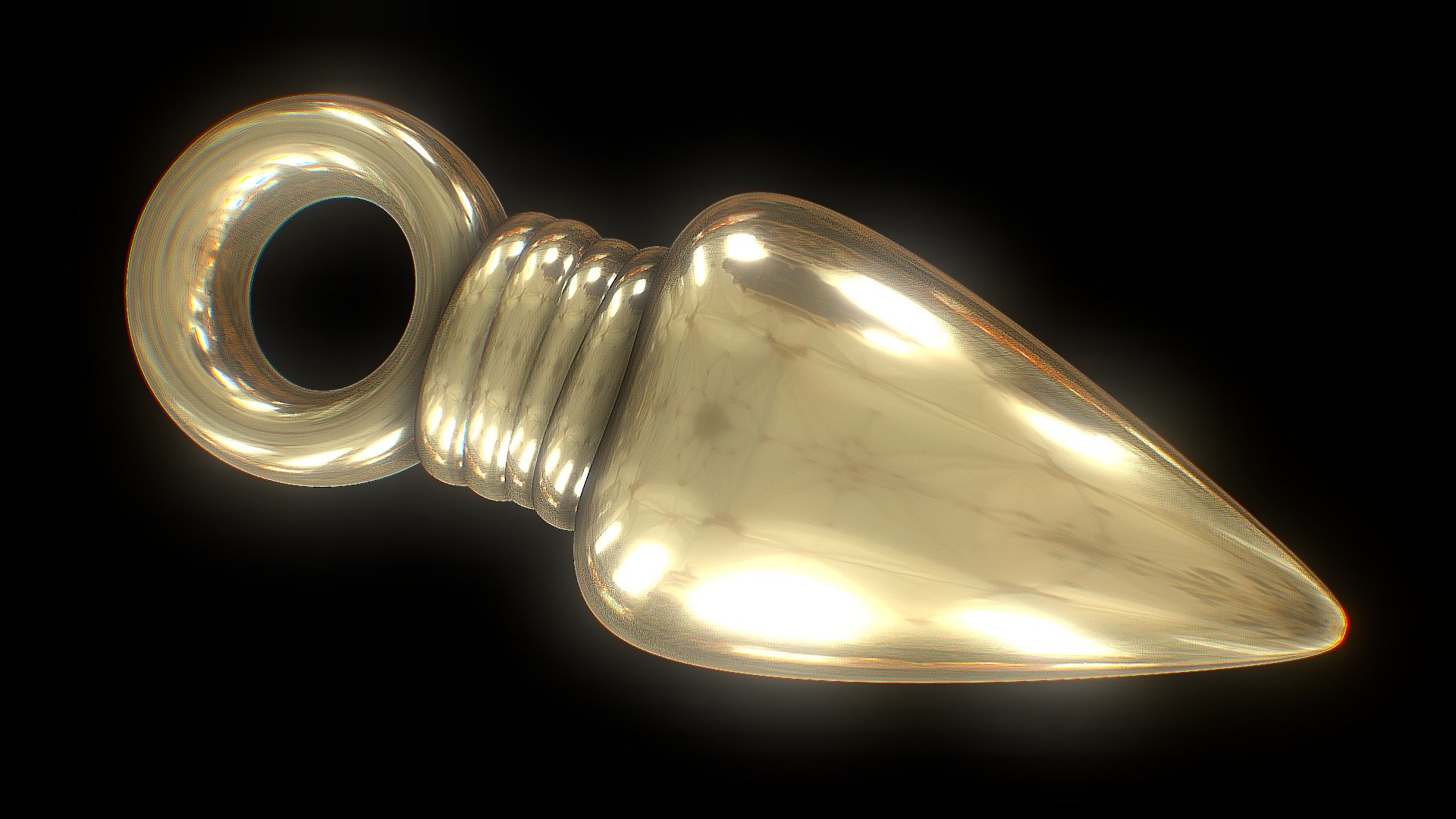 Kunai Pendant 3d model