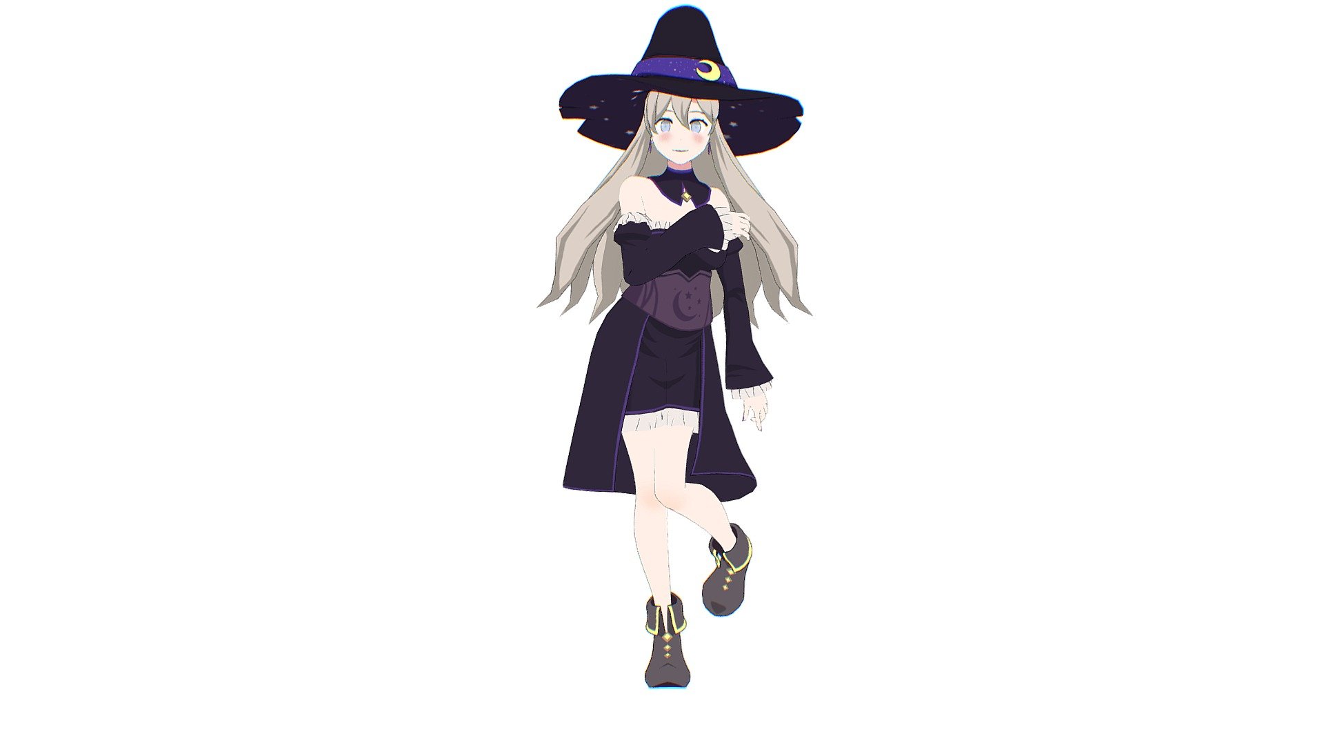 Witch Girl 3d model