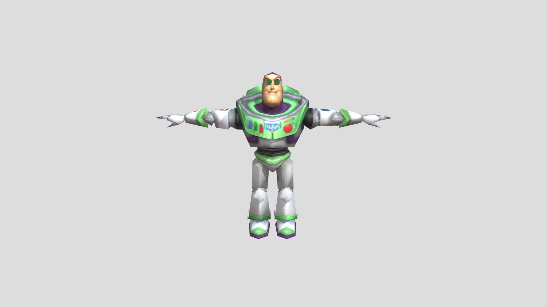 PS1 Buzz 3d model