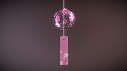 Japanese Glass Wind Chime