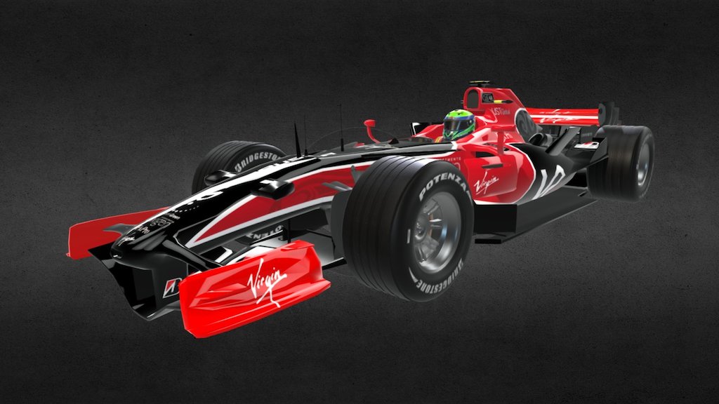 F1 2008 [Virgin Racing Livery] 3d model