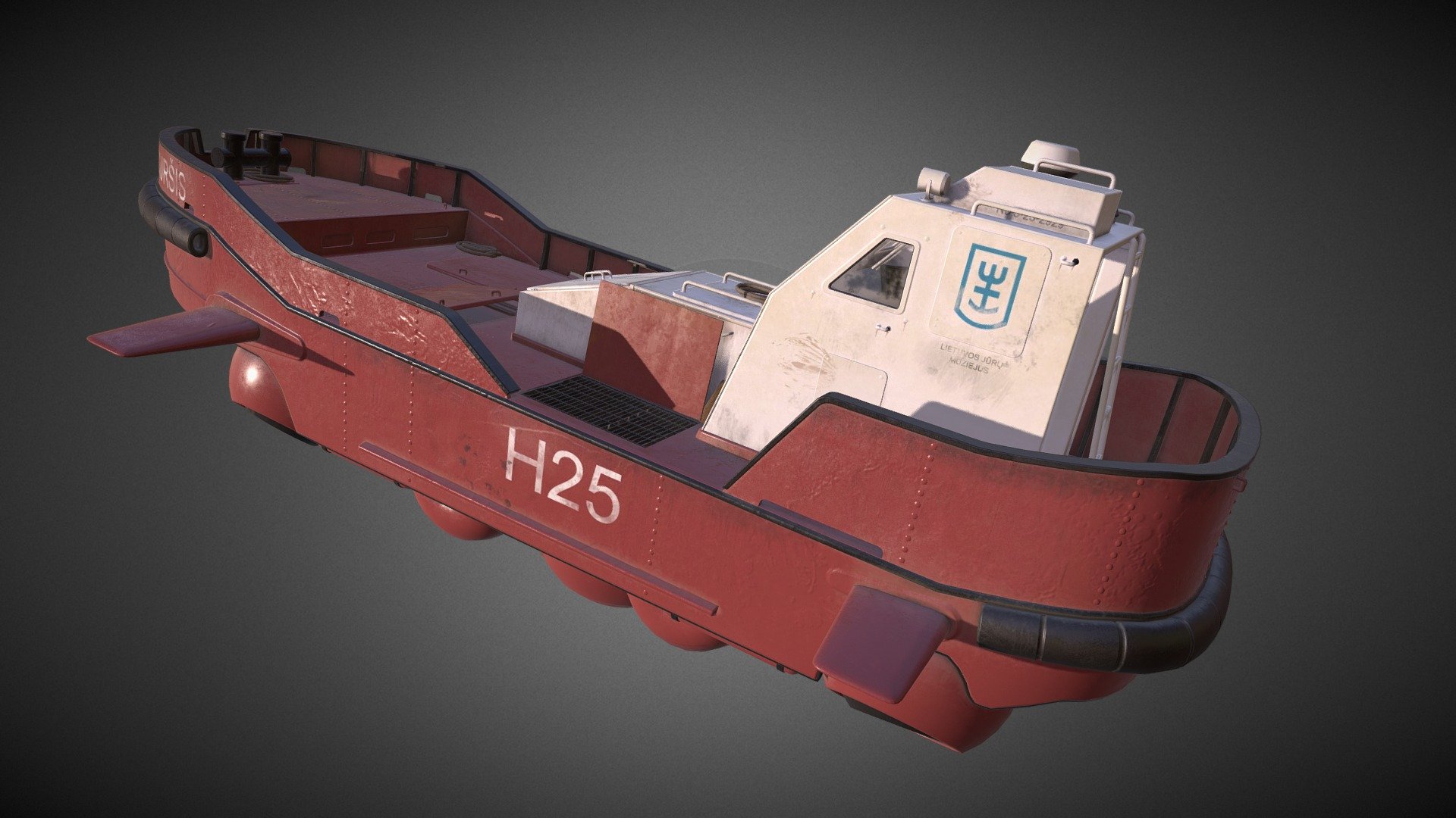 Hoverboat 3d model