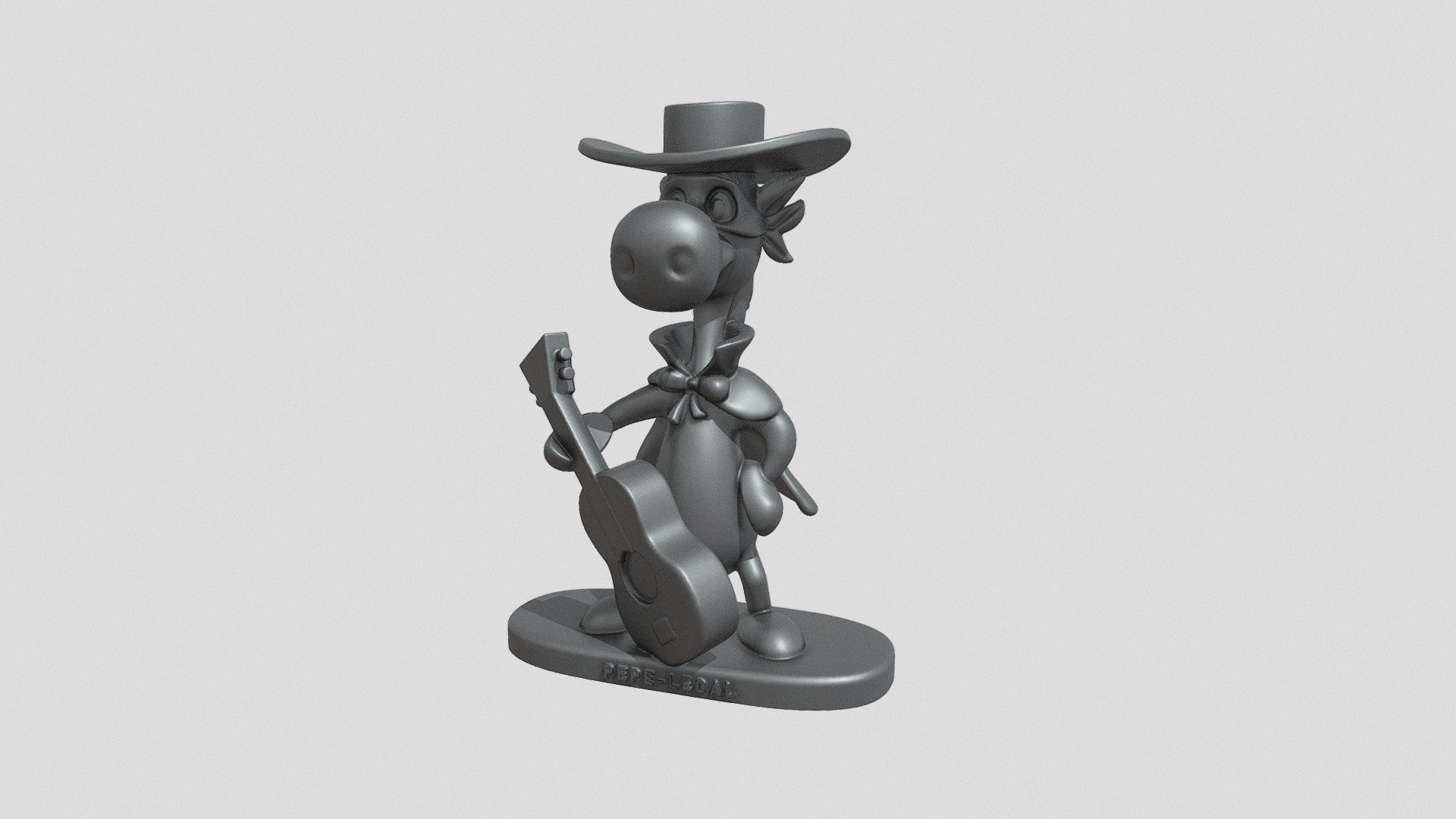 #062 Pepe Legal Bandido 3d model