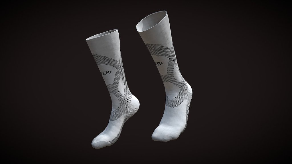 U.CR+ Achill Long Compression Socks 3d model