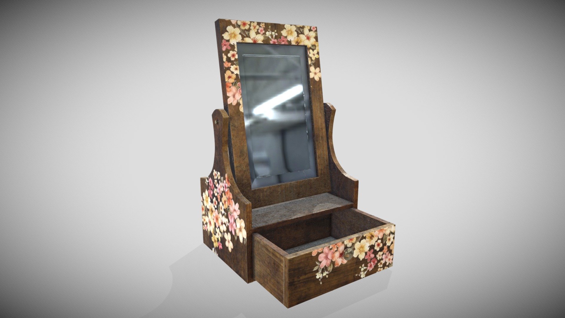 Desktop Mirror 3d model