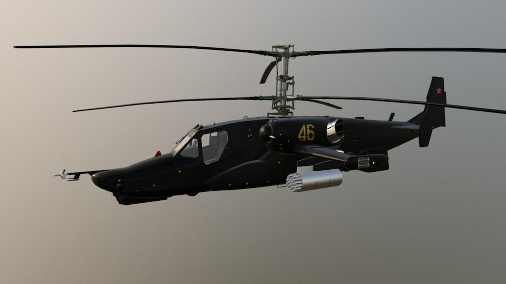 Ka-50 3d model