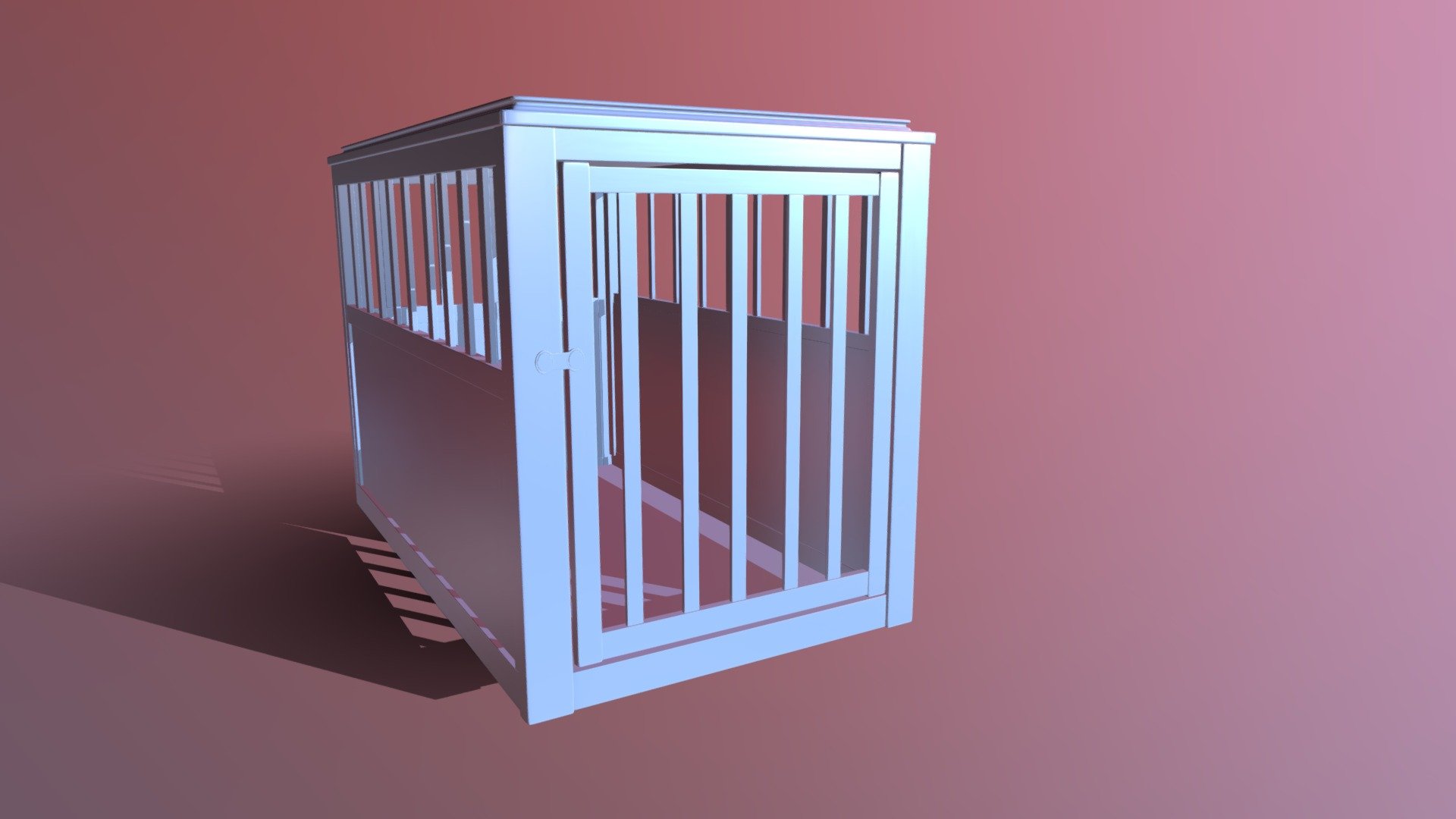 Dog Crate 3d model