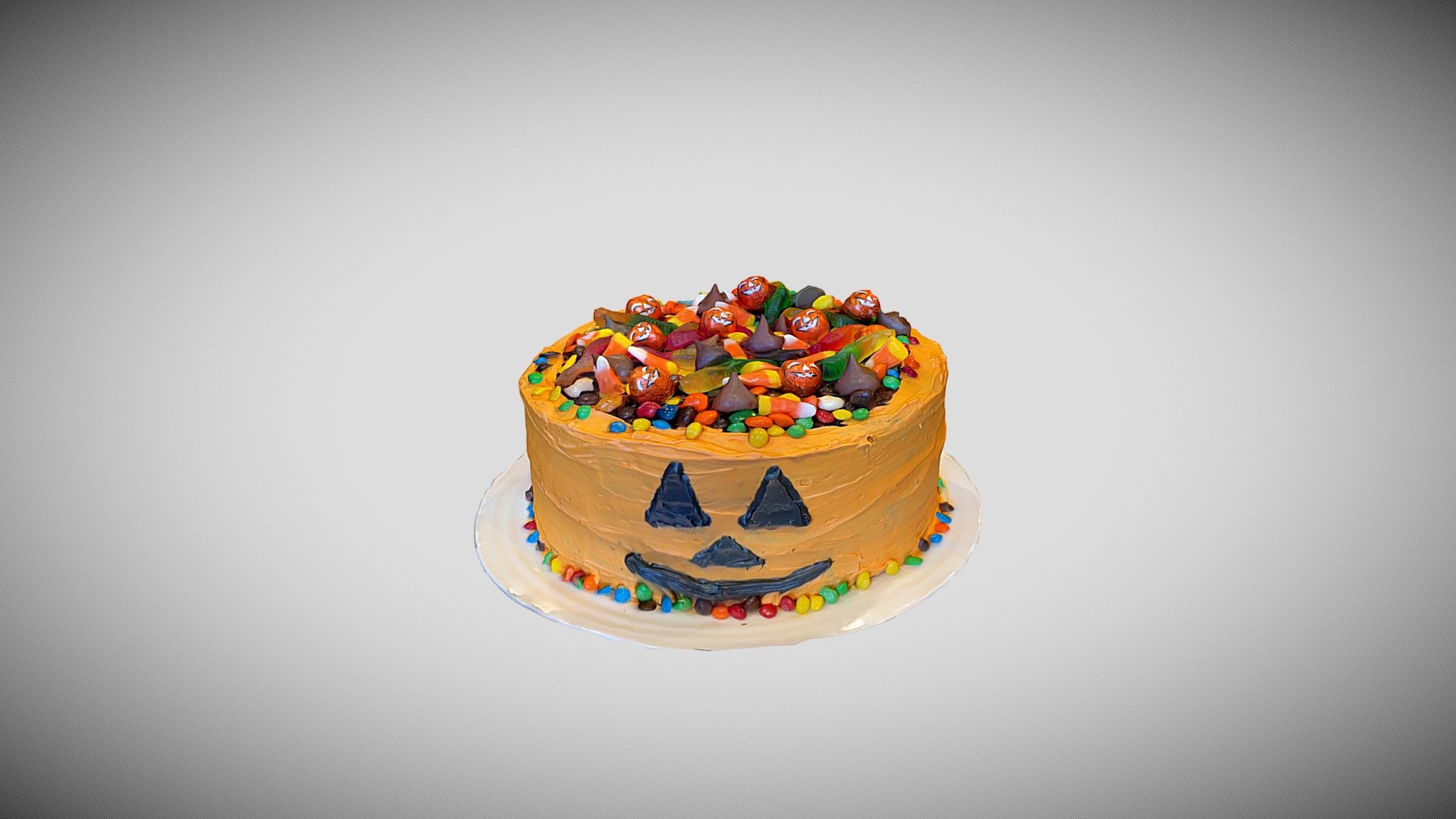 Halloween cake 3d model