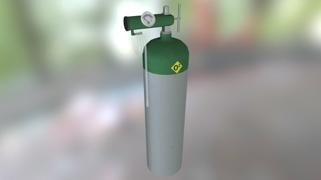 Oxygen Tank 3d model