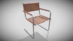 Metal Leather Chair