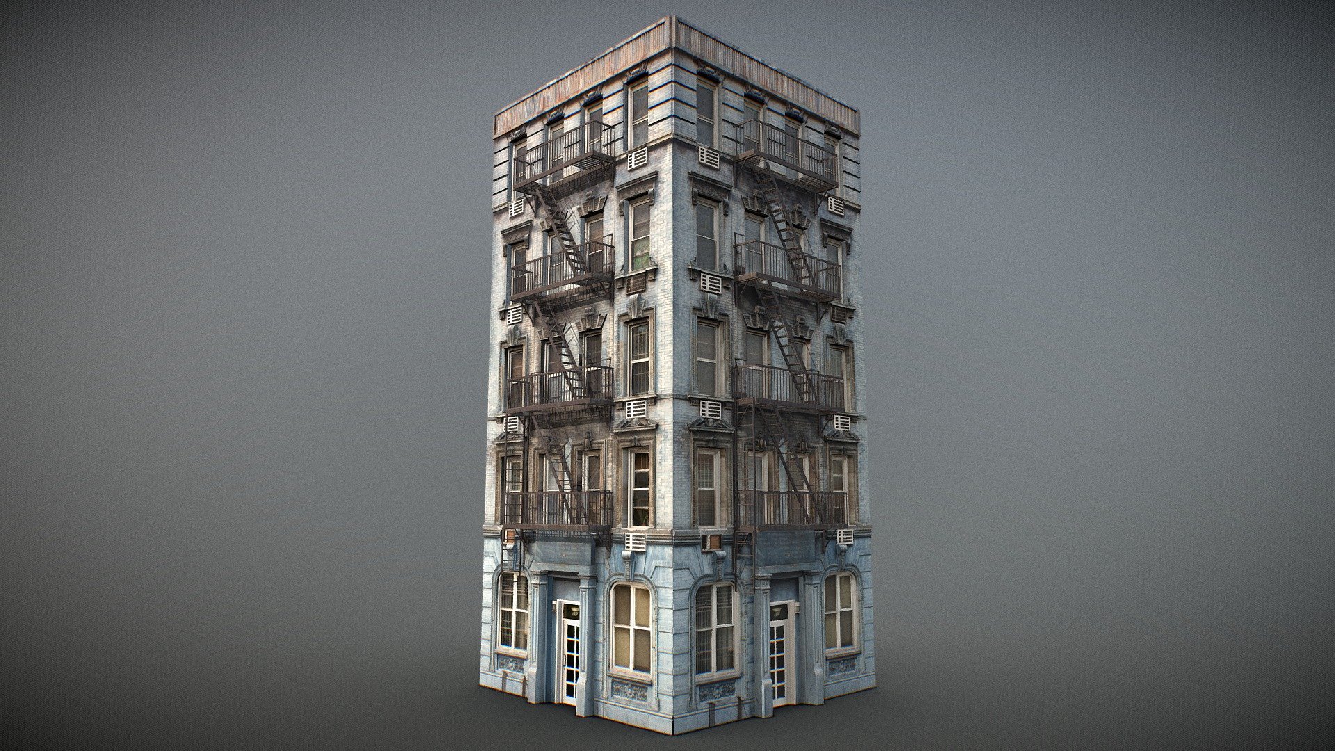 New York Background Building 5# 3d model