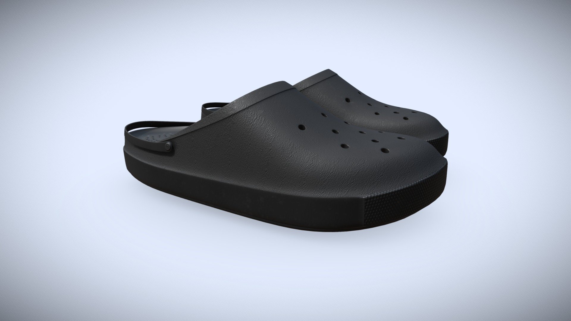 Flip Flops (crocs) 3d model