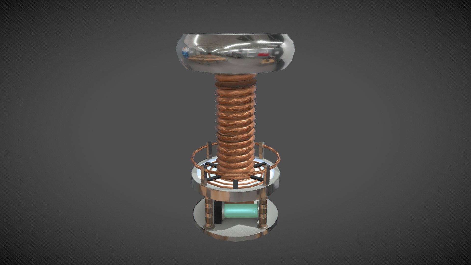 Tesla Coil 3d model