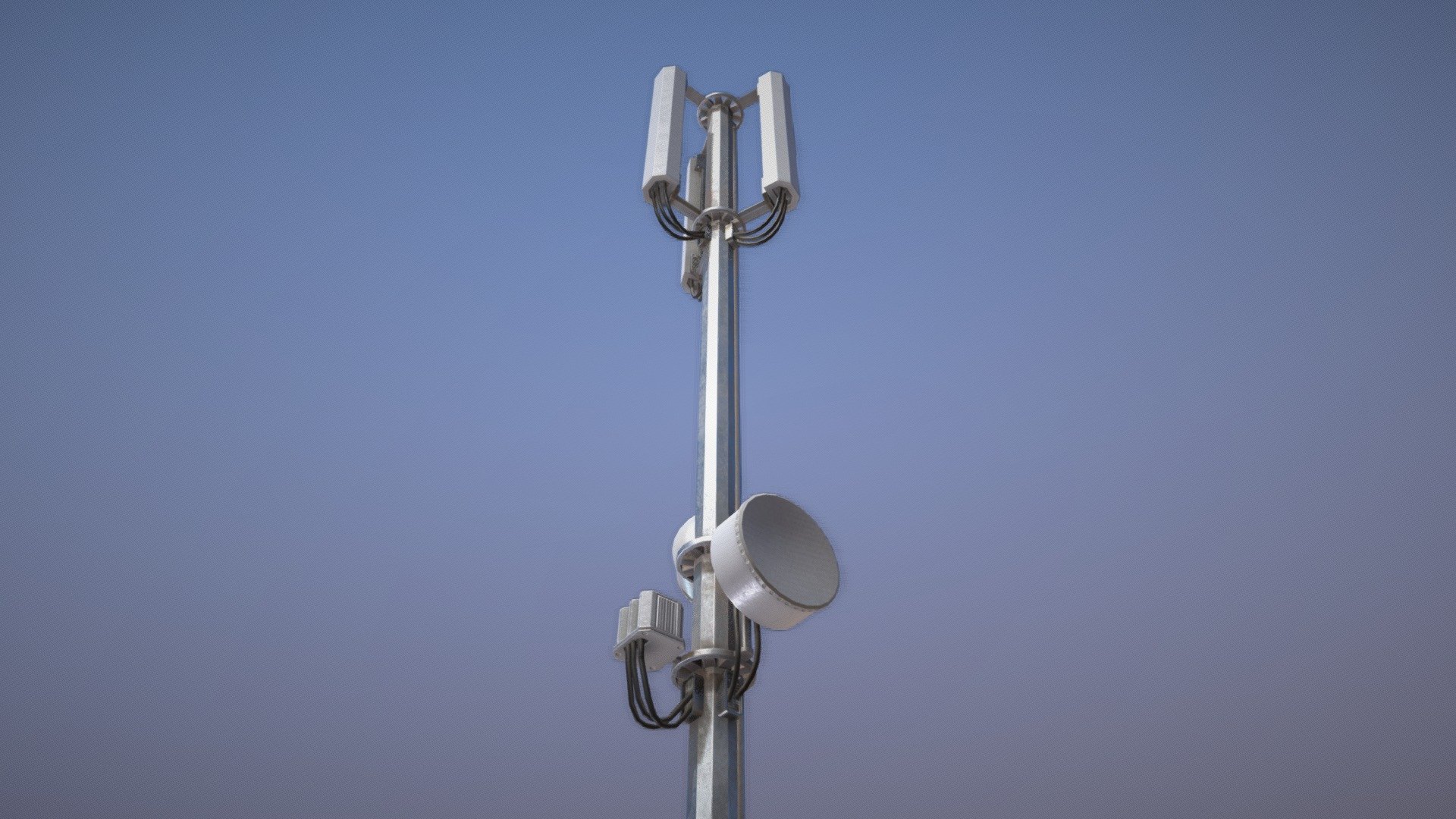 Stay Hydrated GSM Monopole Cell Tower 3d model