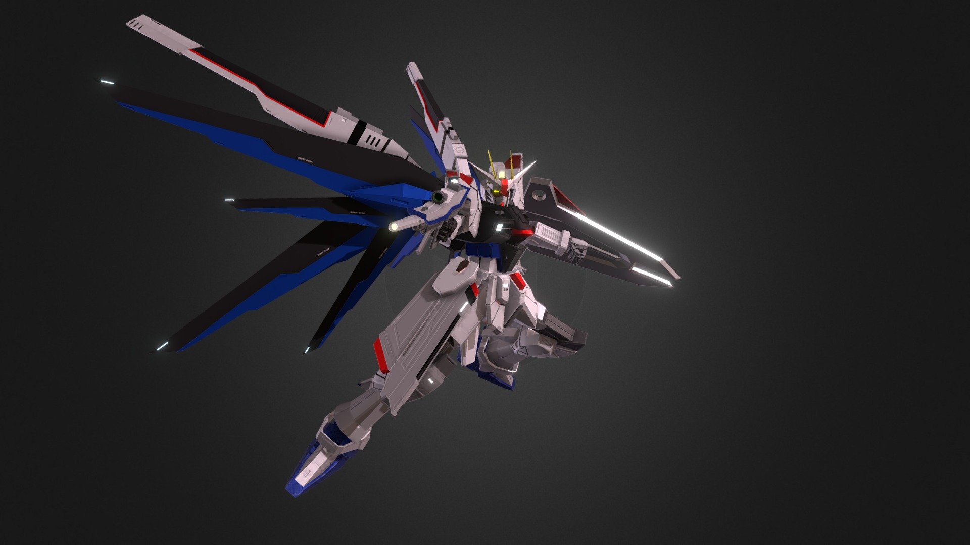 ZGMF-X10A Freedom Gundam 3d model