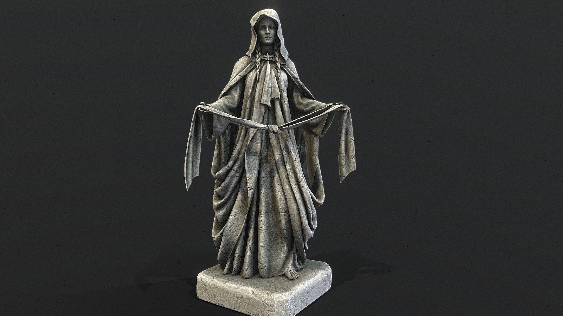 Mara Statue for Skyblivion 3d model