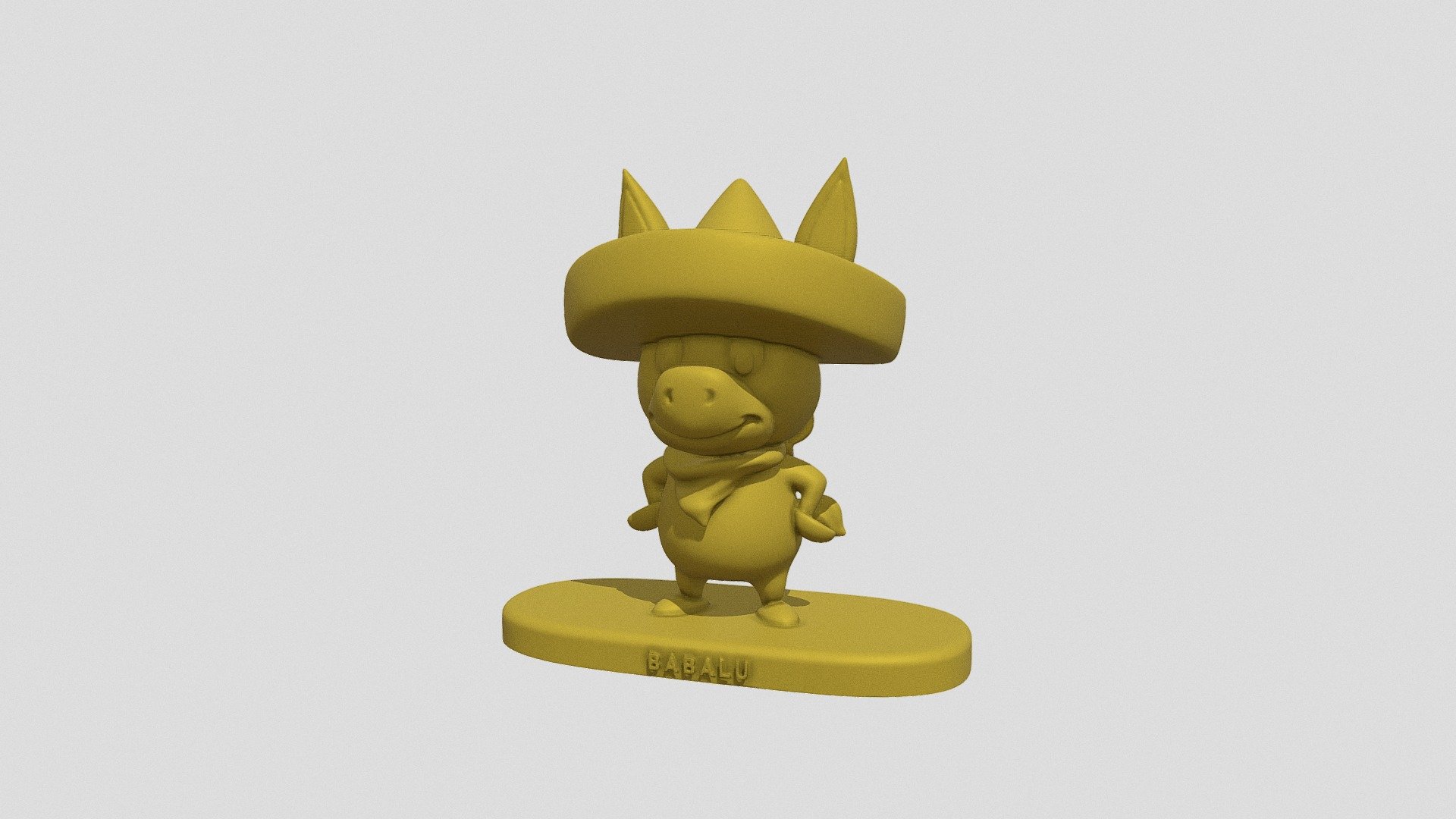 #060 Babalu (Pepe Legal) 3d model