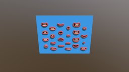 Stop-Motion Mouth Set (Visemes)