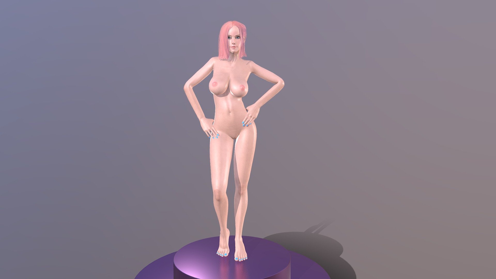 Tanya Nude 3d model