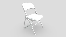 Folding Cushion Steel Chair