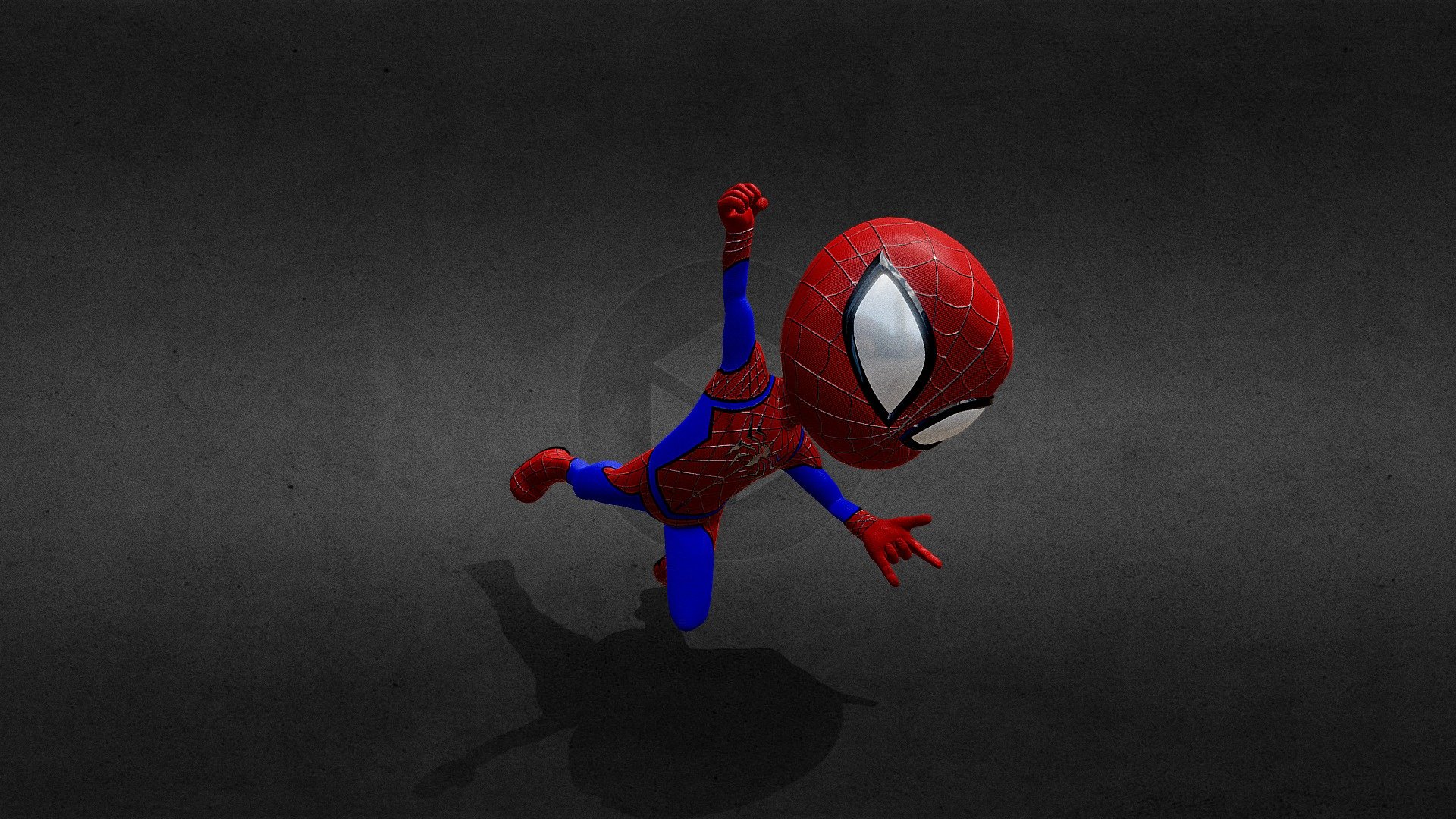 mini-spiderman 3d model