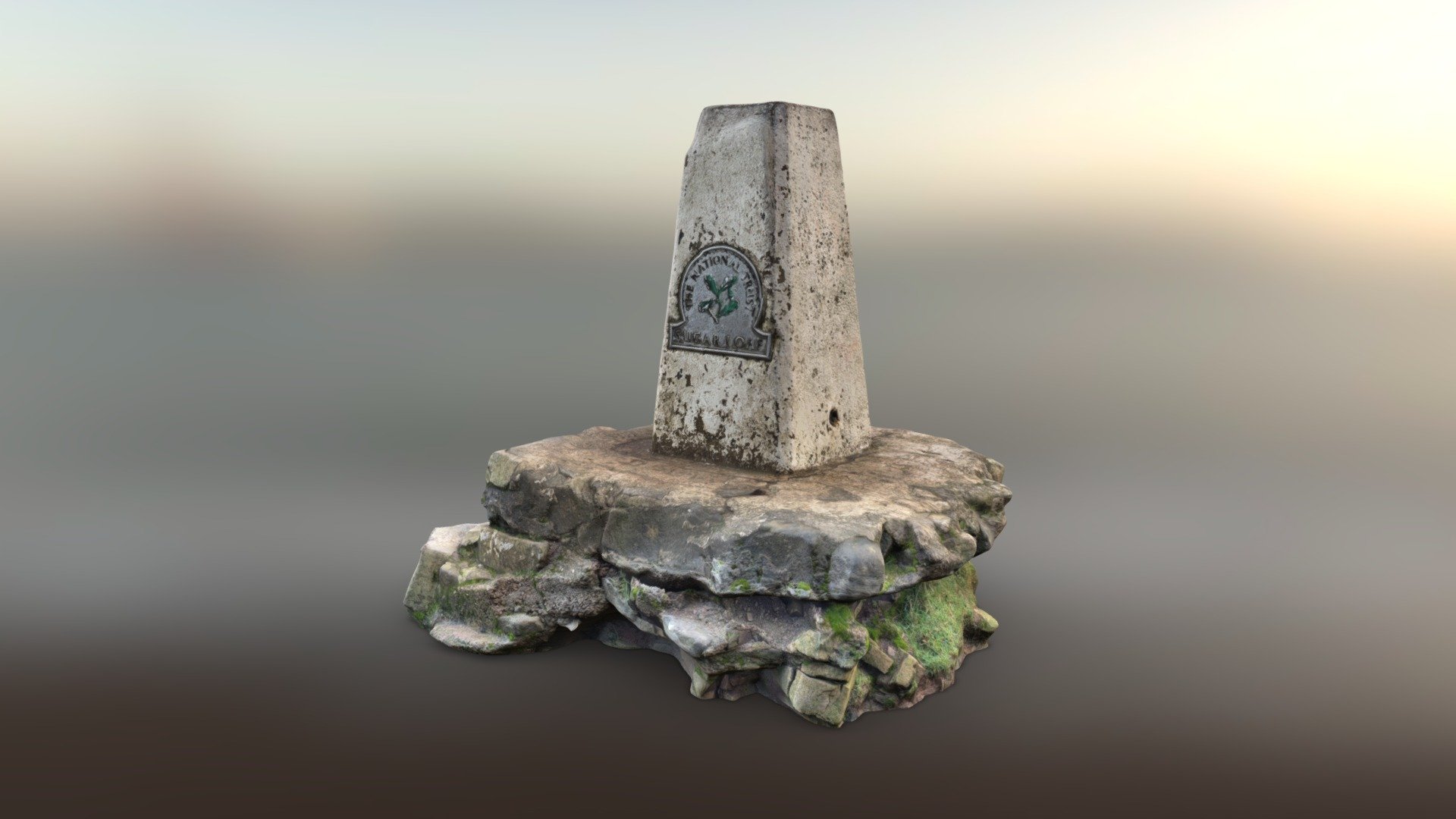 Sugar Loaf Mountain Trig 3d model