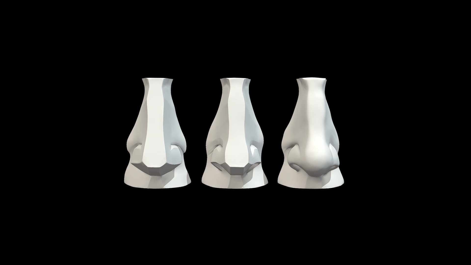 Planes of The Nose (Davids Nose) 3d model