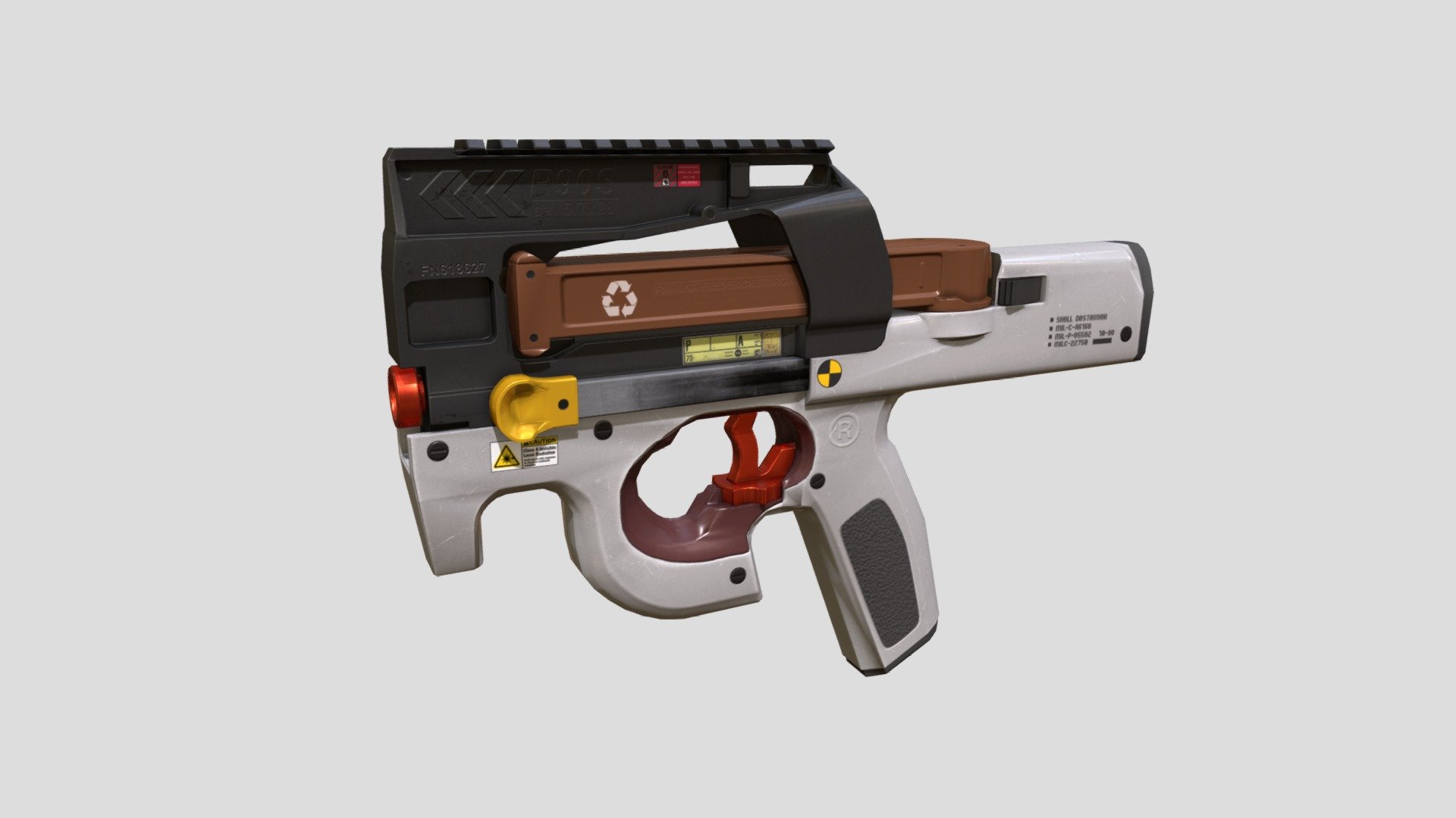 P90A 3d model