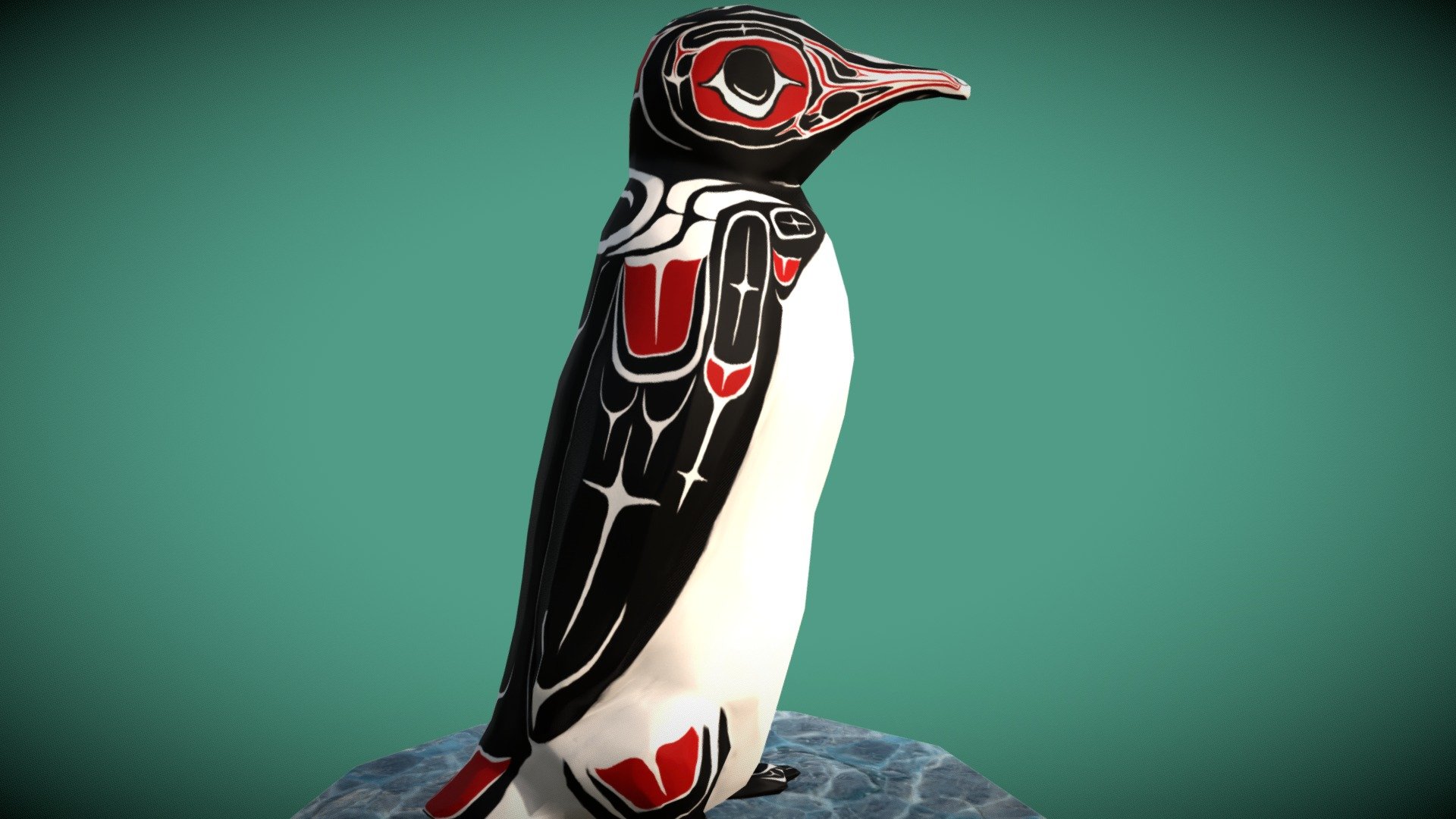 Penguin 3d model