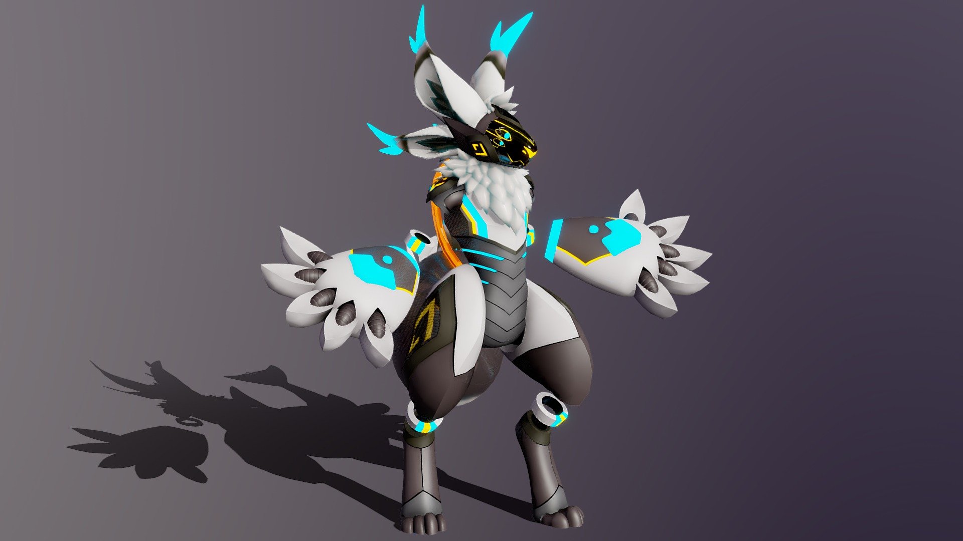 Protogen Kiwi 3d model