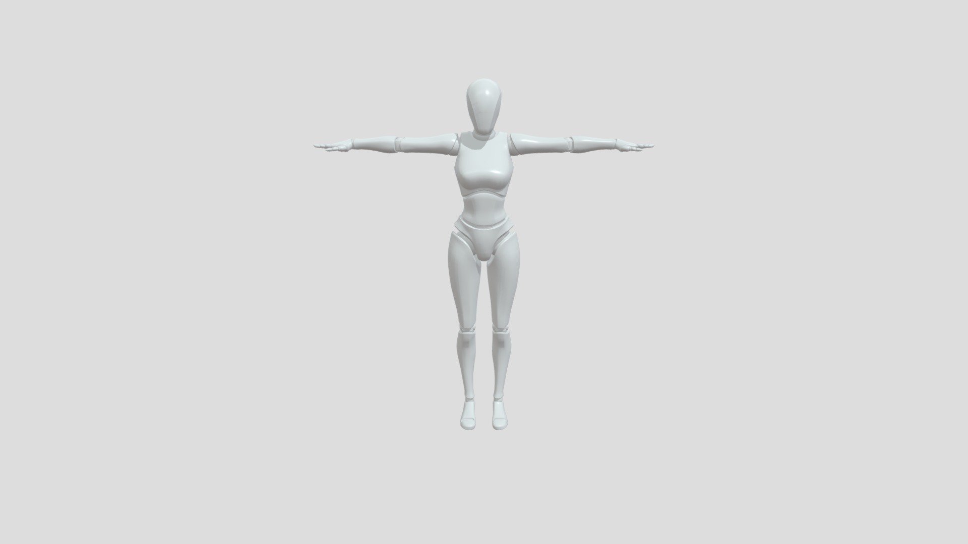 Mannequin Female 3d model