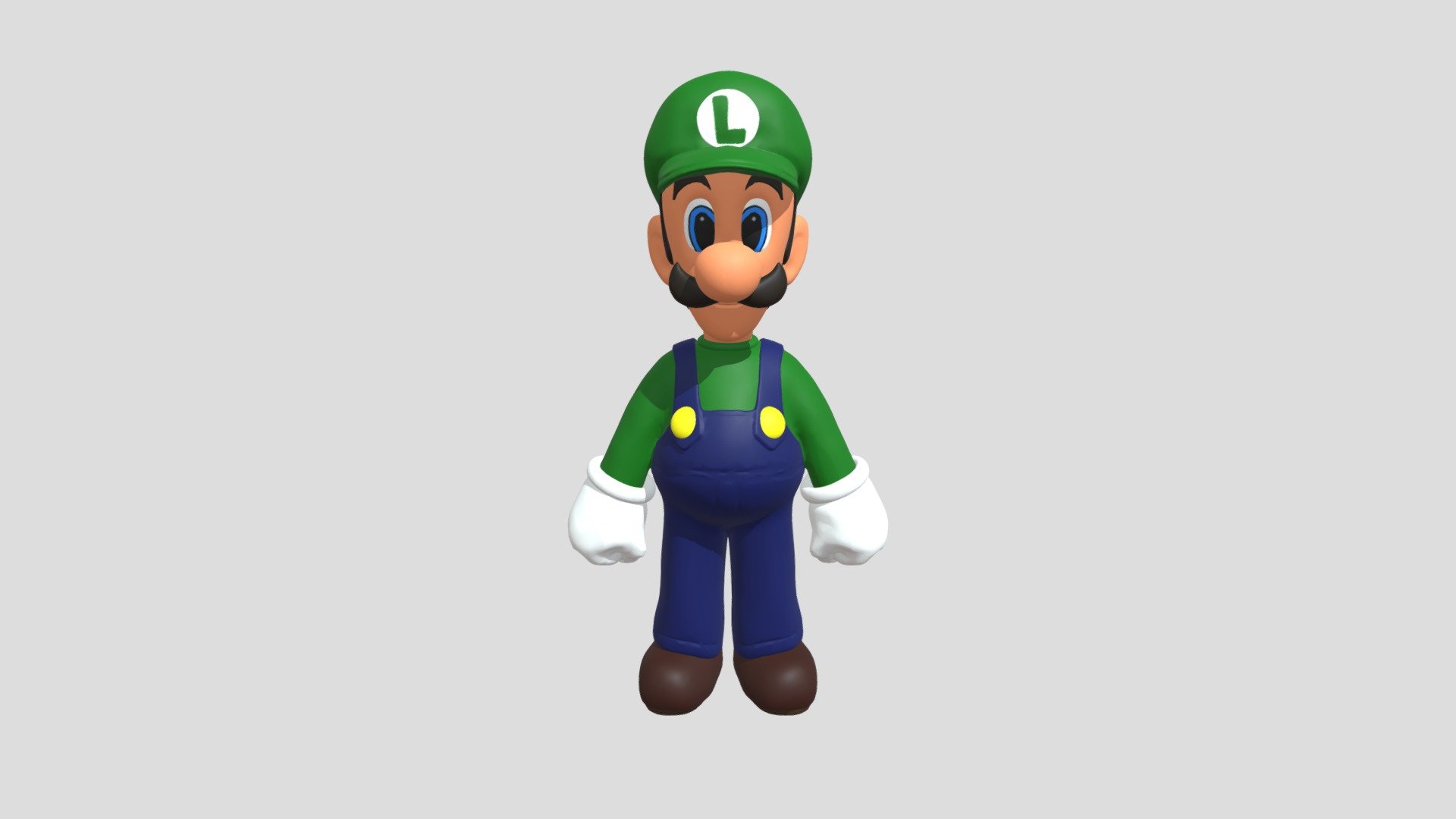 Luigi (16mb edit) 3d model