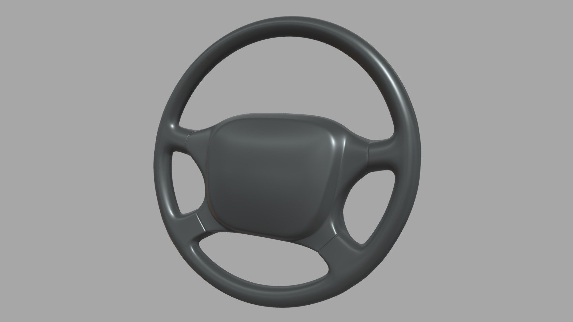 Steering Wheel Car 03 3d model