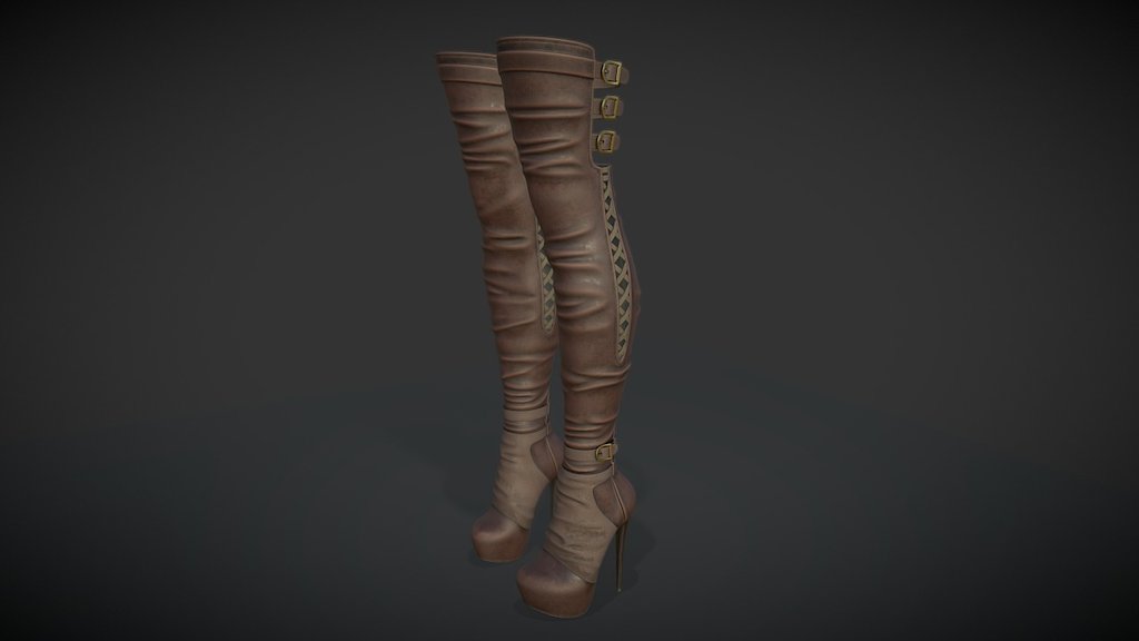 High Boots 3d model