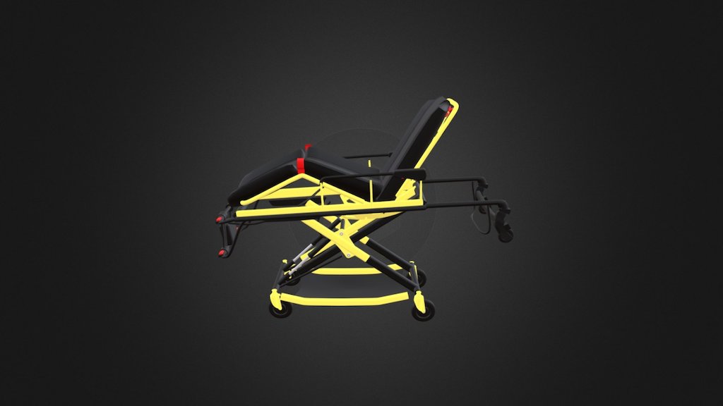 Medical Stretcher 3d model