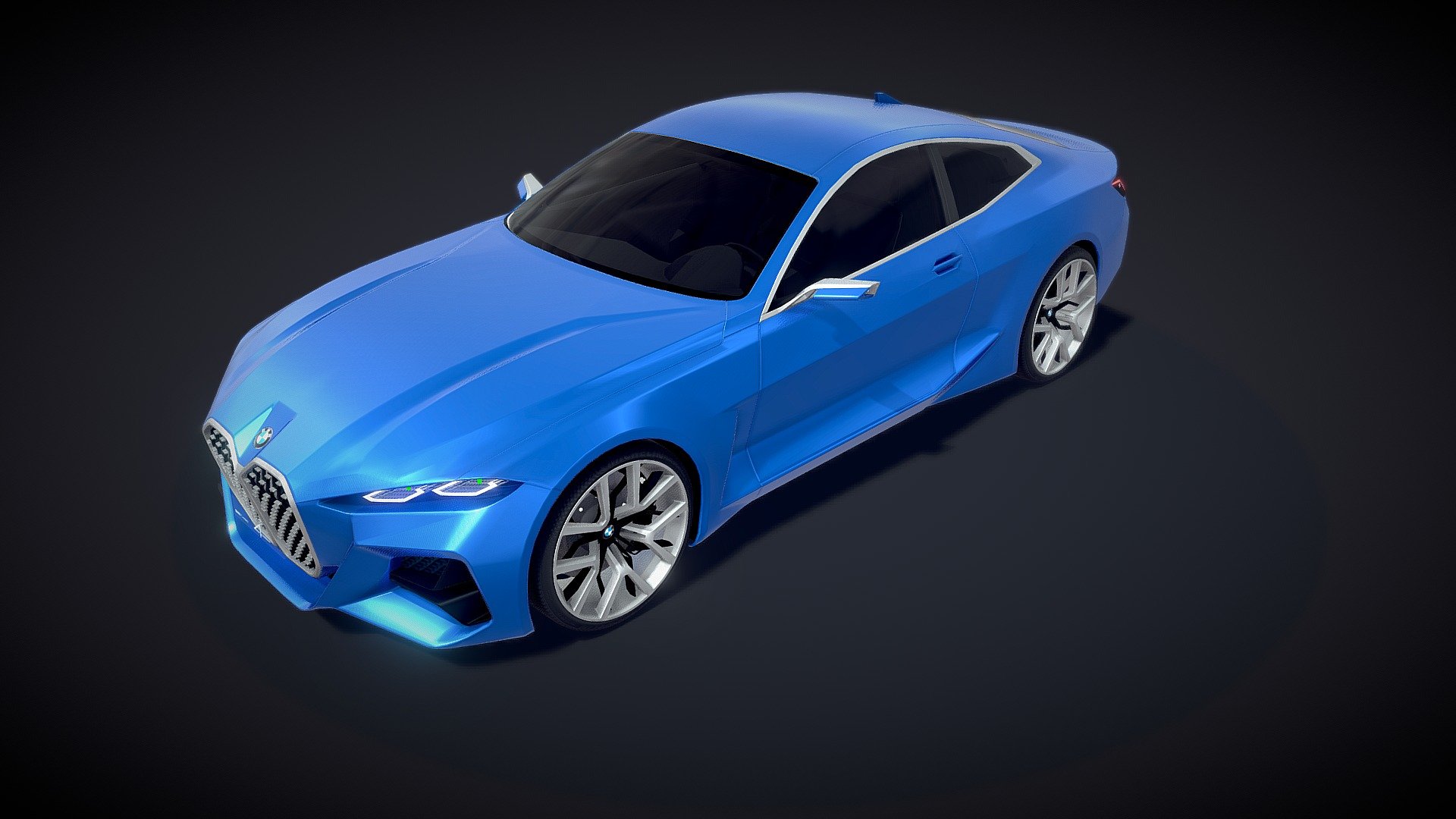 bmw concept4 3d model