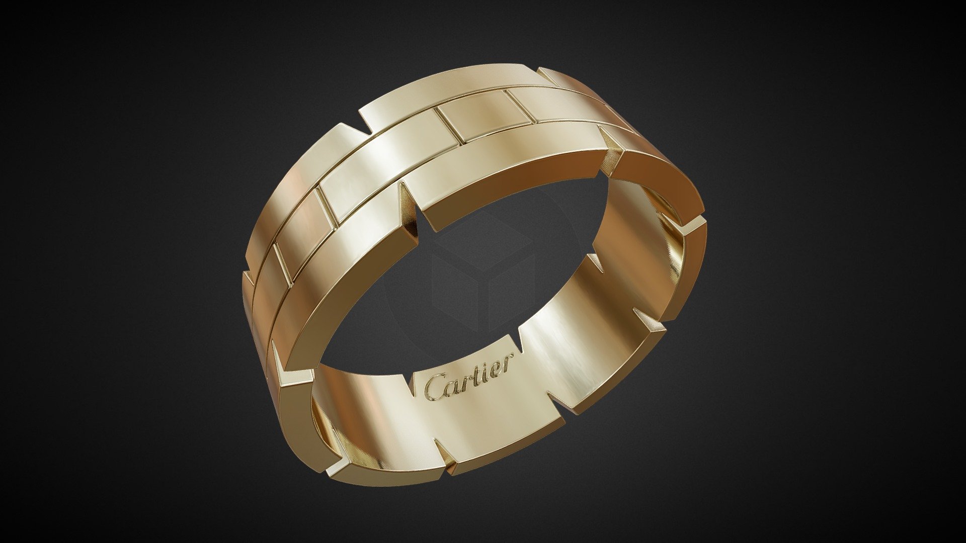 Cartier Ring 3d model