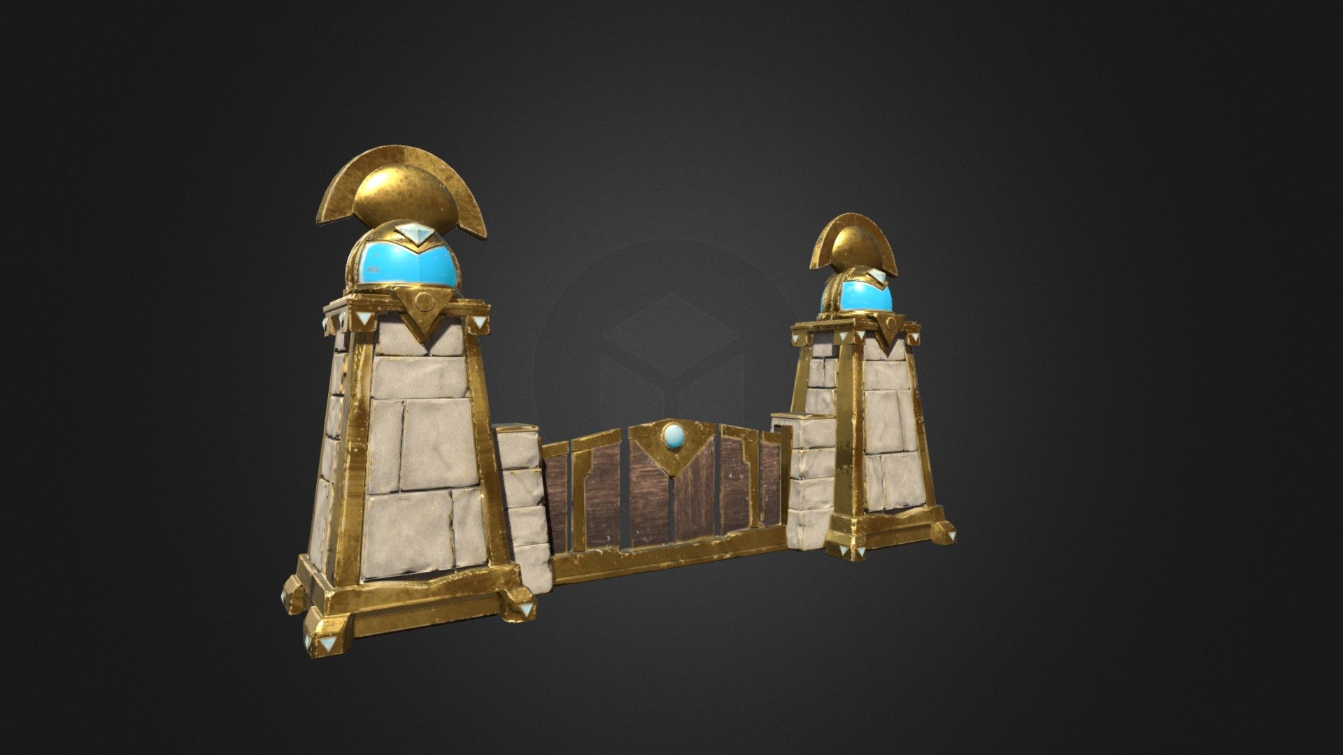 HOS Gate 3d model