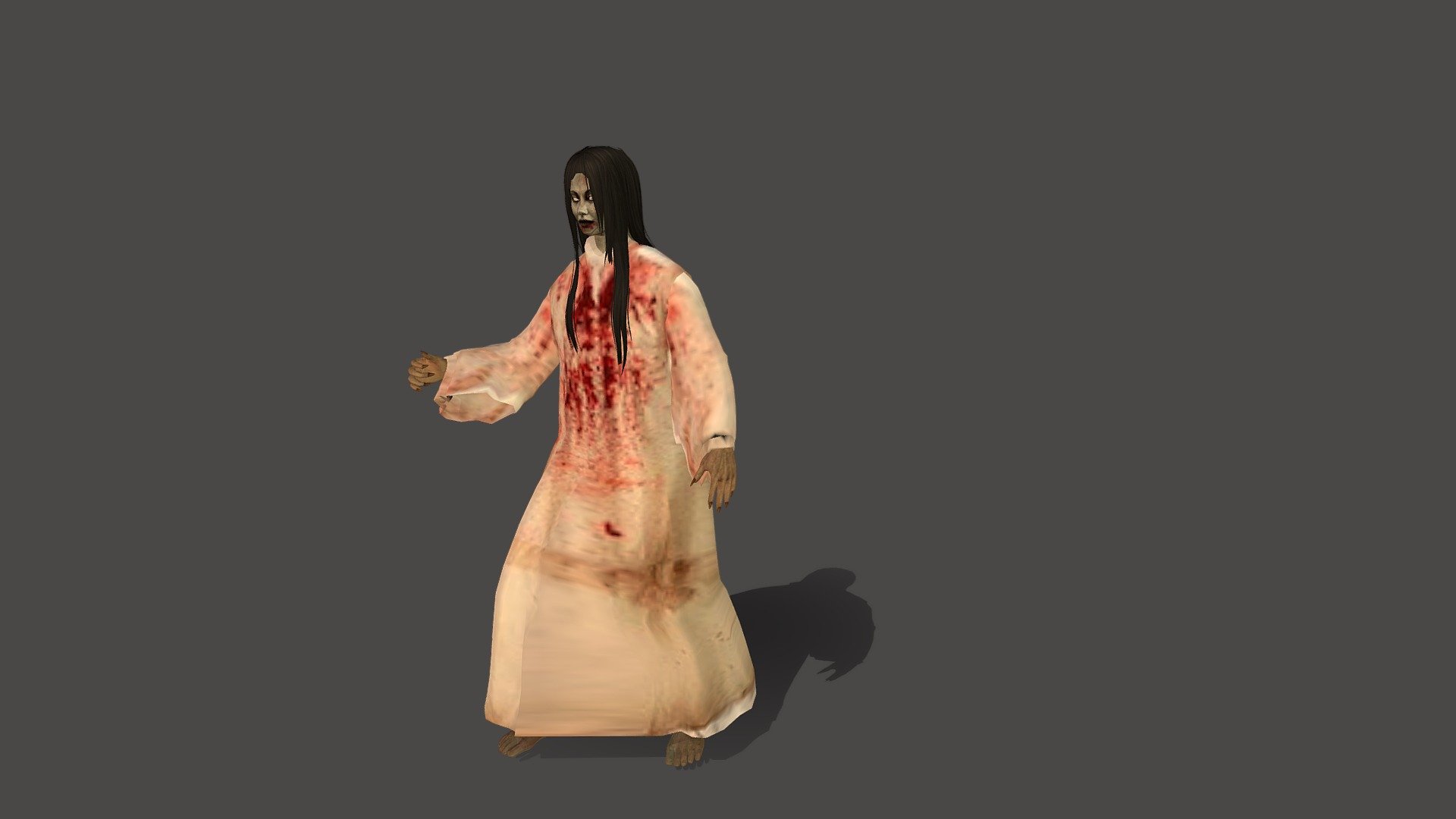 Kuntilanak_Indonesian ghost 3d model