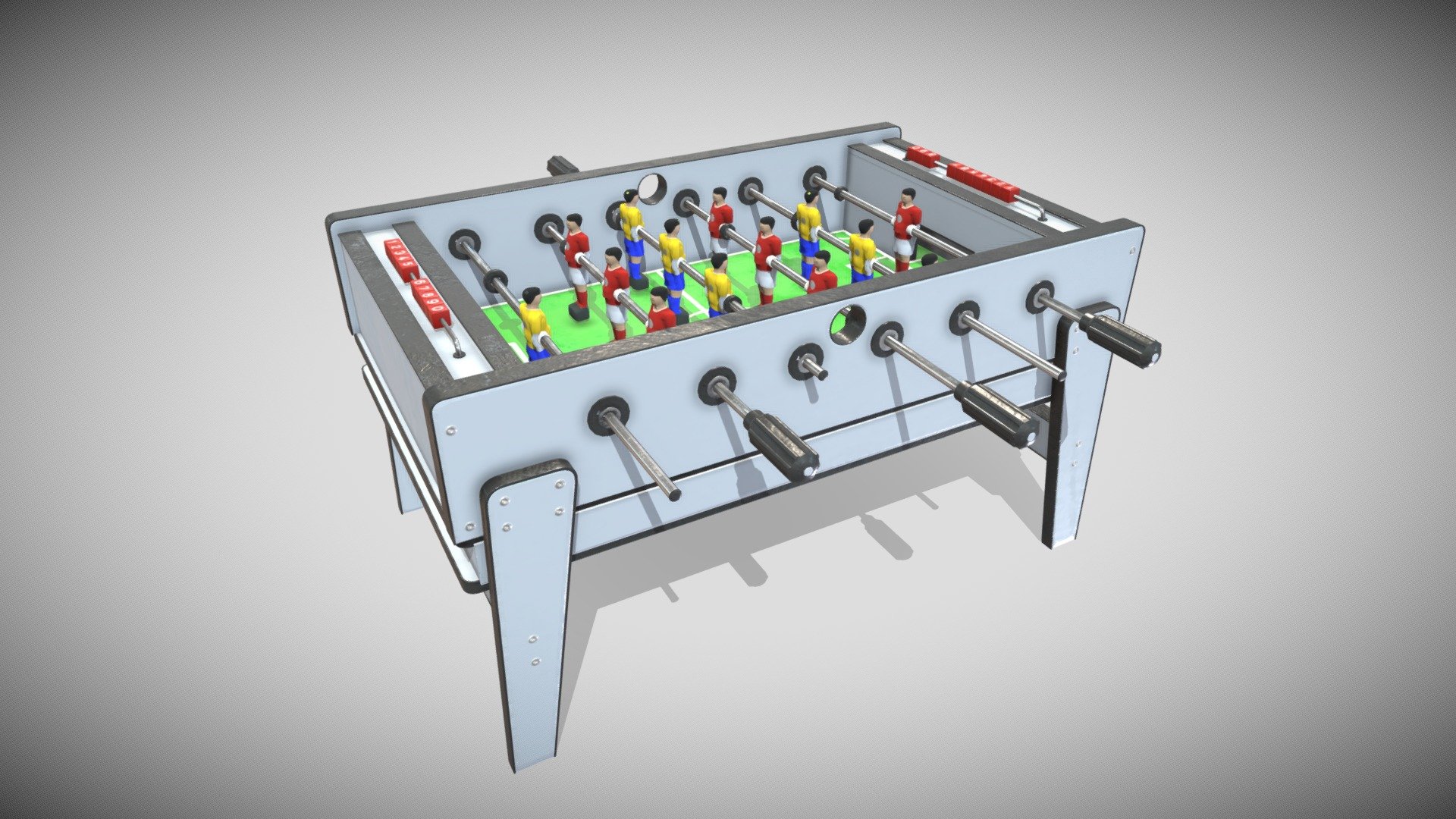 Soccer Table 3d model