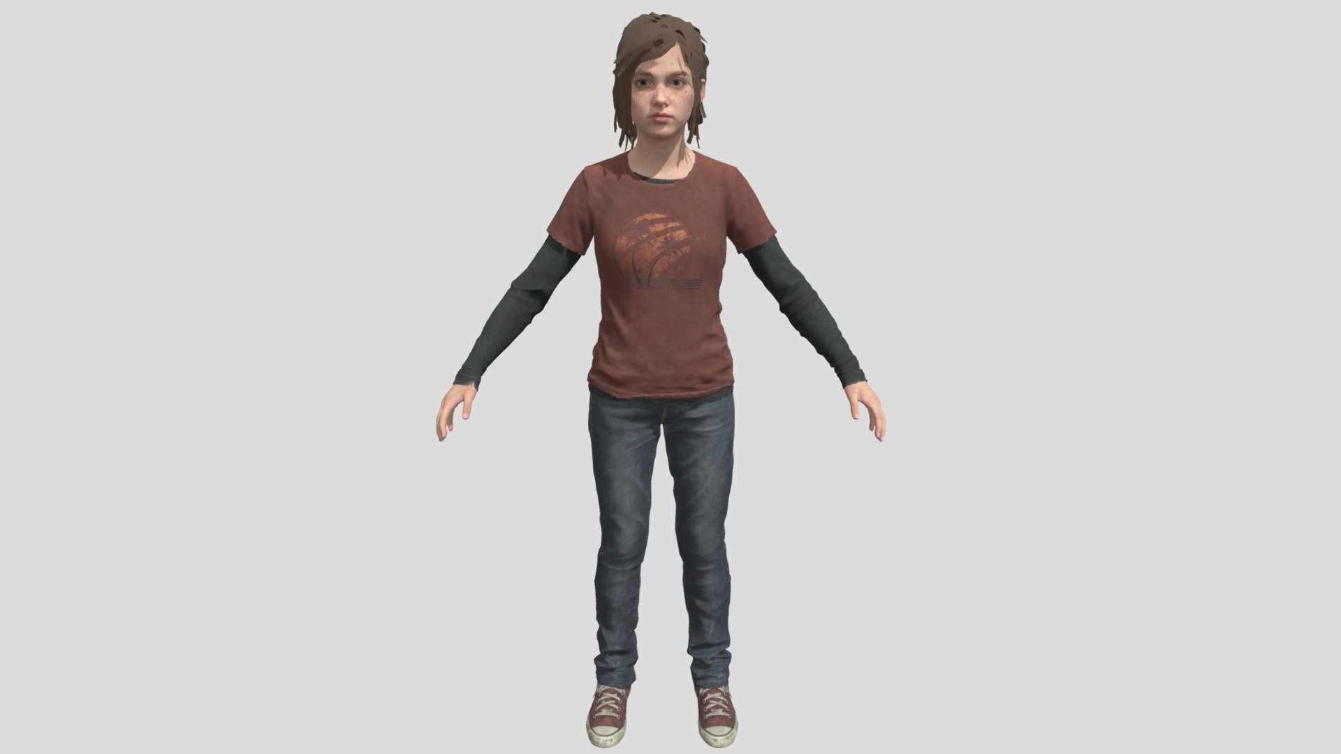 The Last Of Us 2: Young Ellie 3d model