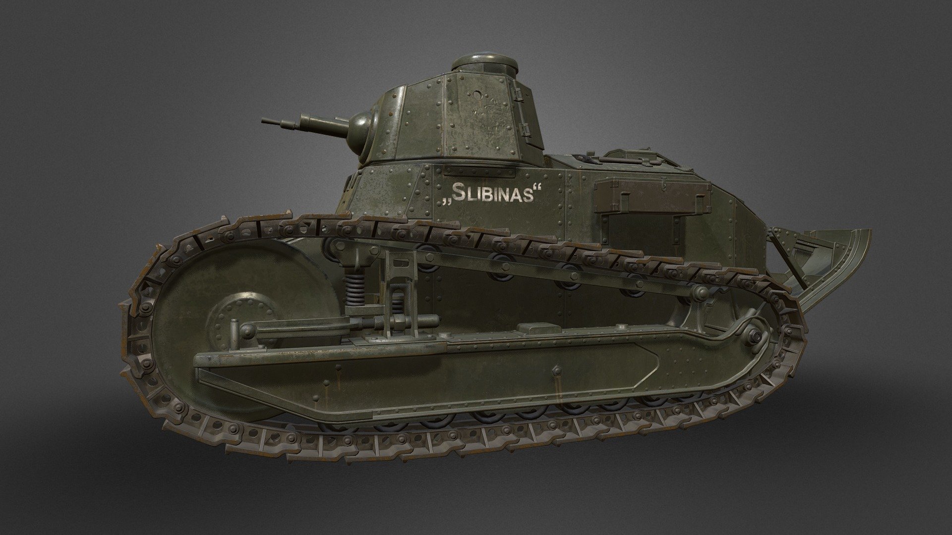 Renault FT-17 3d model