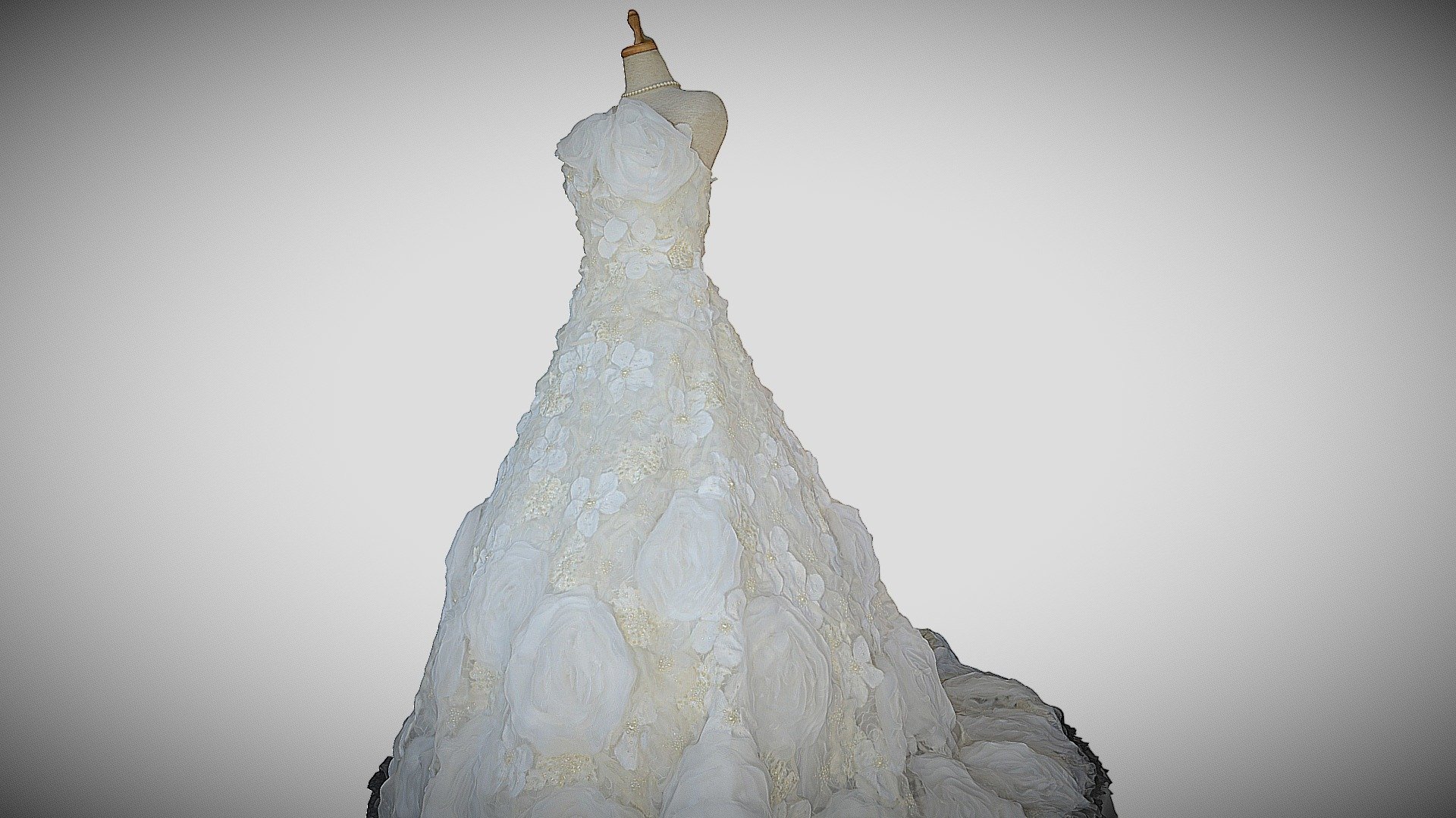 Wedding dress 3d model